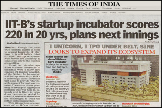 IT-B's startup incubator scores 220 in 20 yrs, plans next inning